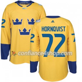 Adidas Maillot de Hockey Suède Patric Hornqvist 72 Coupe du monde de hockey sur glace 2016 Jaune Premier - Homme